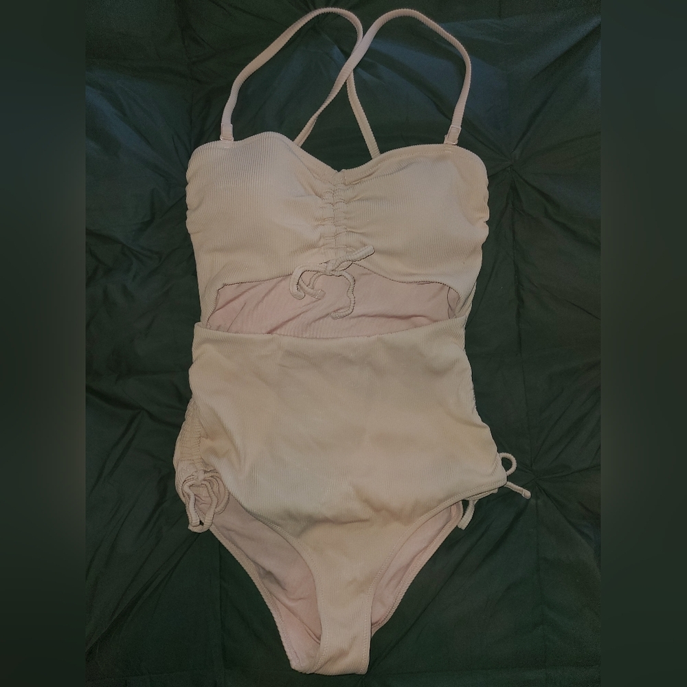 Light Pink One-Piece Swimsuit